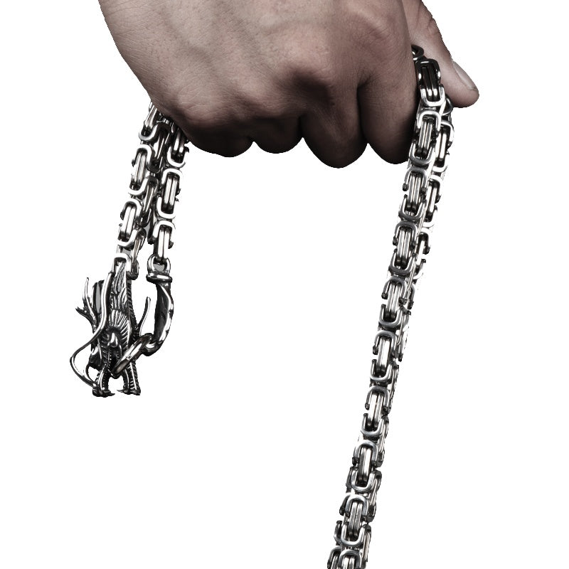 Titanium Steel Bracelet Dragon Spine Bracelet Stainless Steel