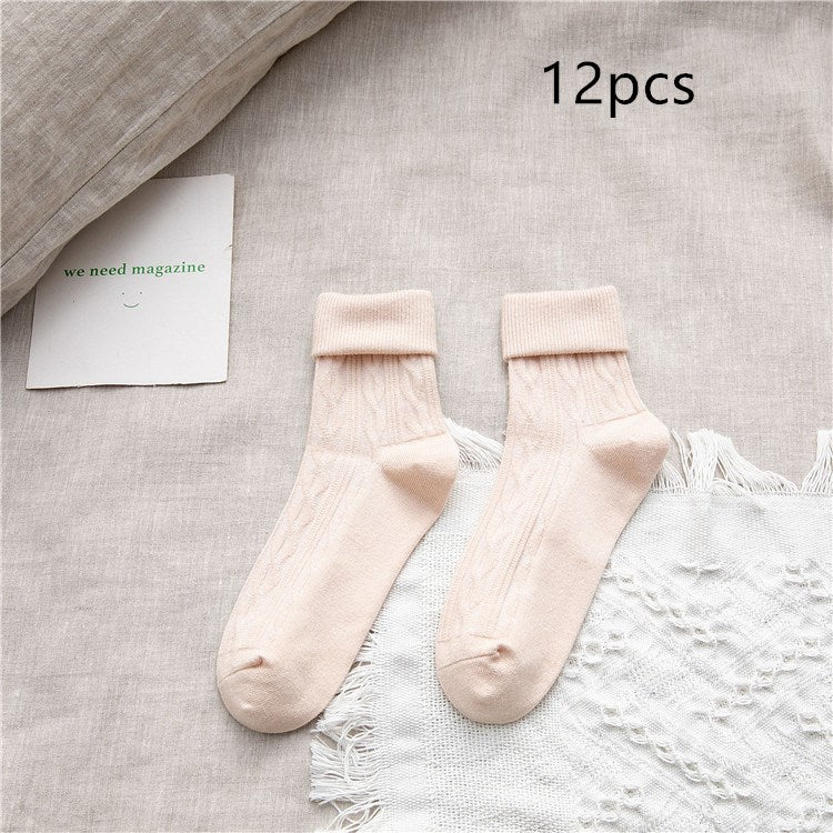Japanese warm cotton socks