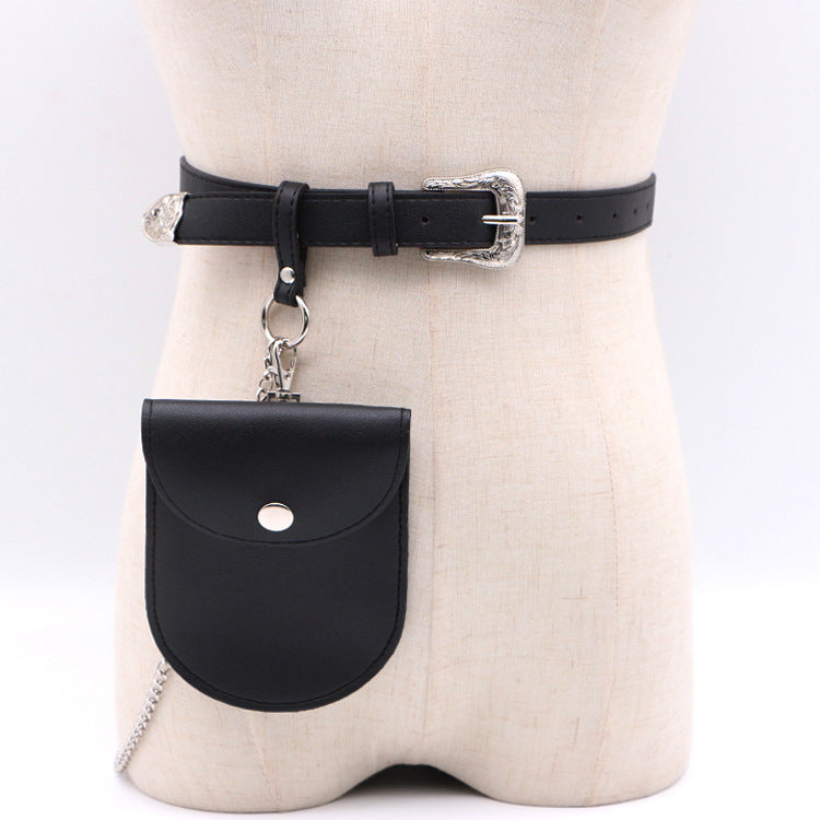 Vintage carved lady leash