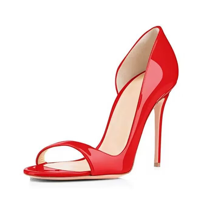 Elegante stiletter til kvinder med peep-toe