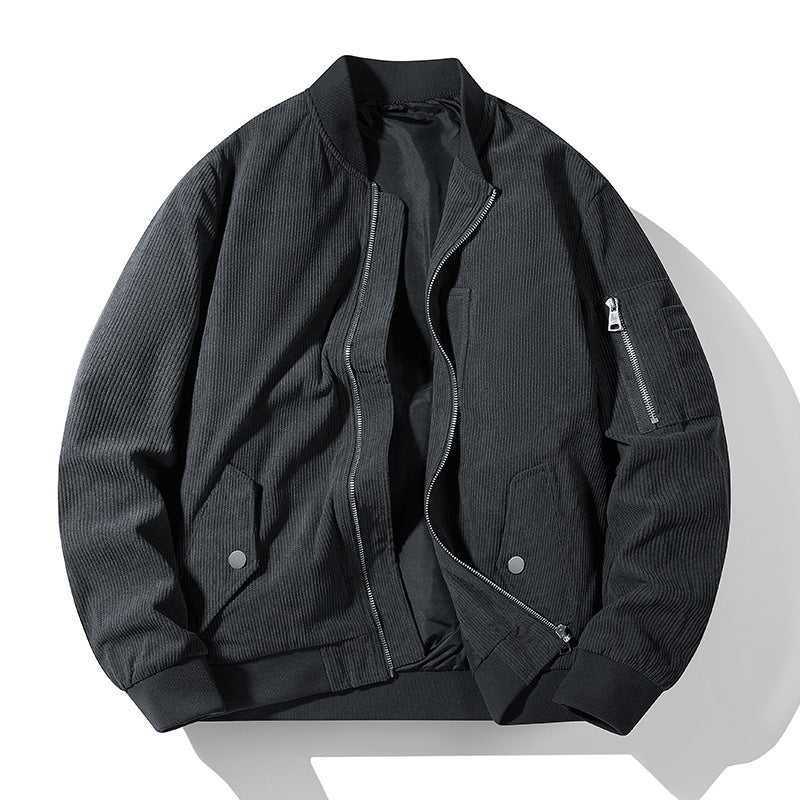 Men's Corduroy Loose Baseball Uniform