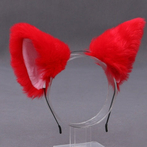 Children's Holiday Cartoon Plush Cute Bunny Ears Headband