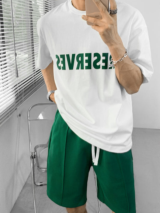 Summer New Trendy Brand Round Neck T-shirt Fashion