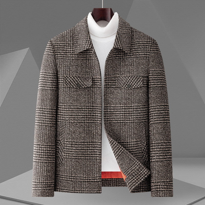 Autumn New Men's Youth Fashion Casual Lapel Jacket