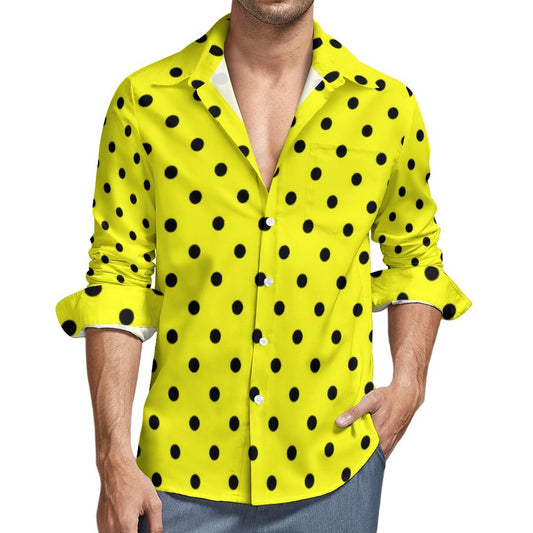 Men's Long Sleeve Digital Printing Shirt
