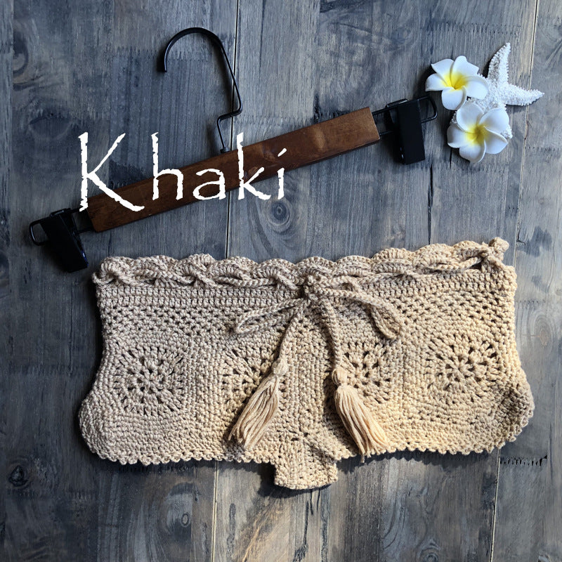 Knitted beach pants