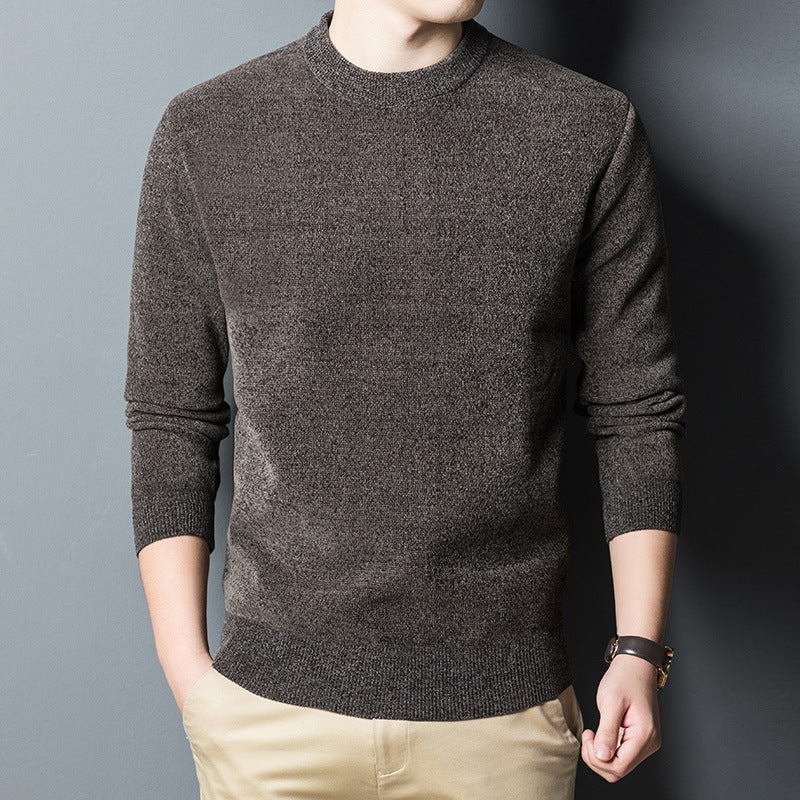 Men's Young And Middle-aged Loose Bottoming Sweater
