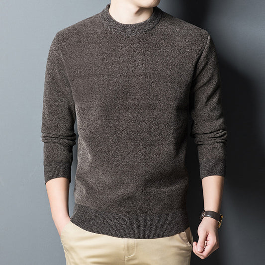 Men's Young And Middle-aged Loose Bottoming Sweater