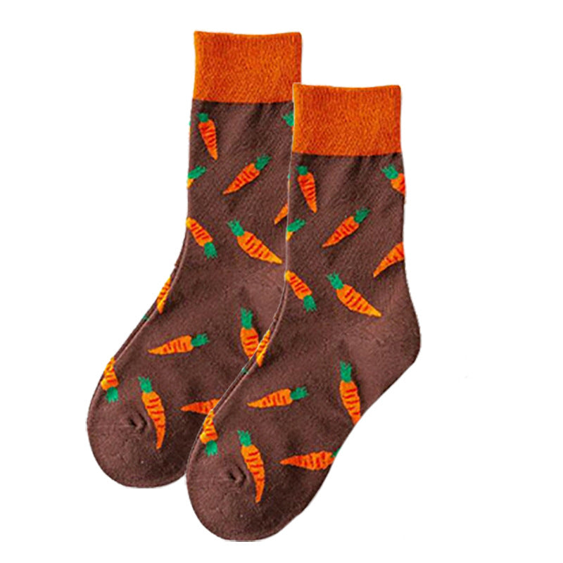 Artistic Cotton Socks Ins Four Seasons Trendy Women's Socks Cat
