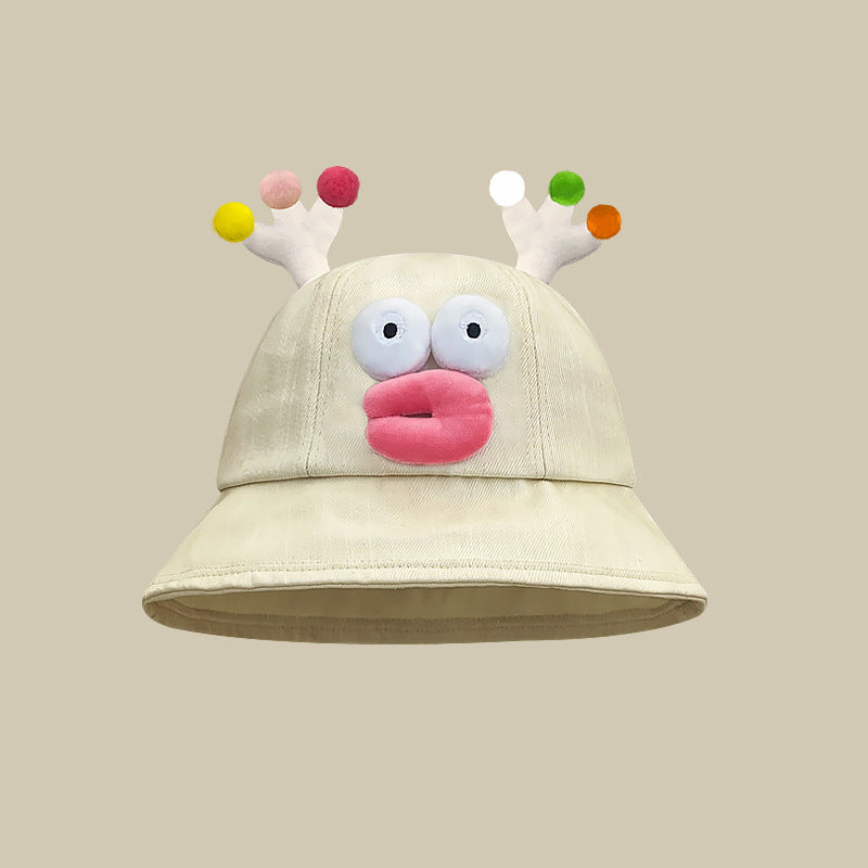 Spring And Summer Cute New Cartoon Frog Fisherman Hat