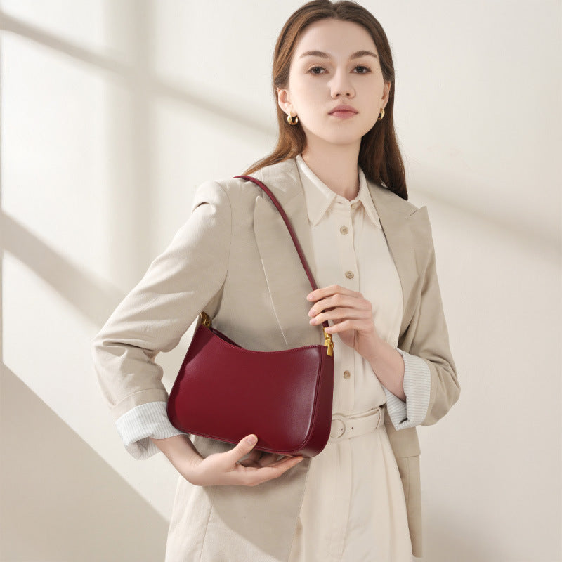 Women's Casual French-Style One-Shoulder Bag