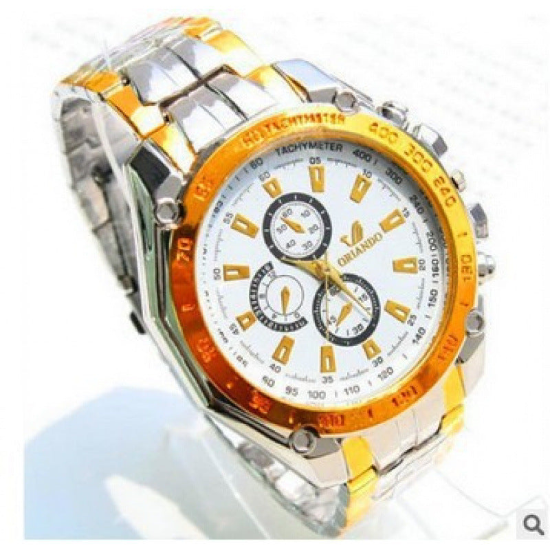 Fashion Men's Steel Strap Watch