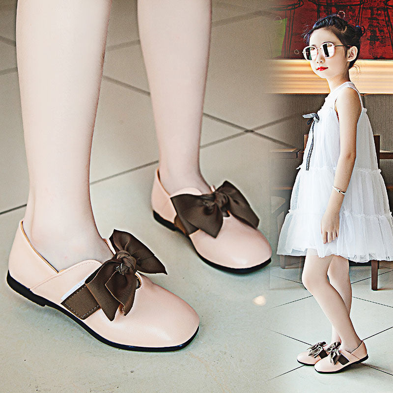 Children's Grandma Leather Shoes Spring Kids