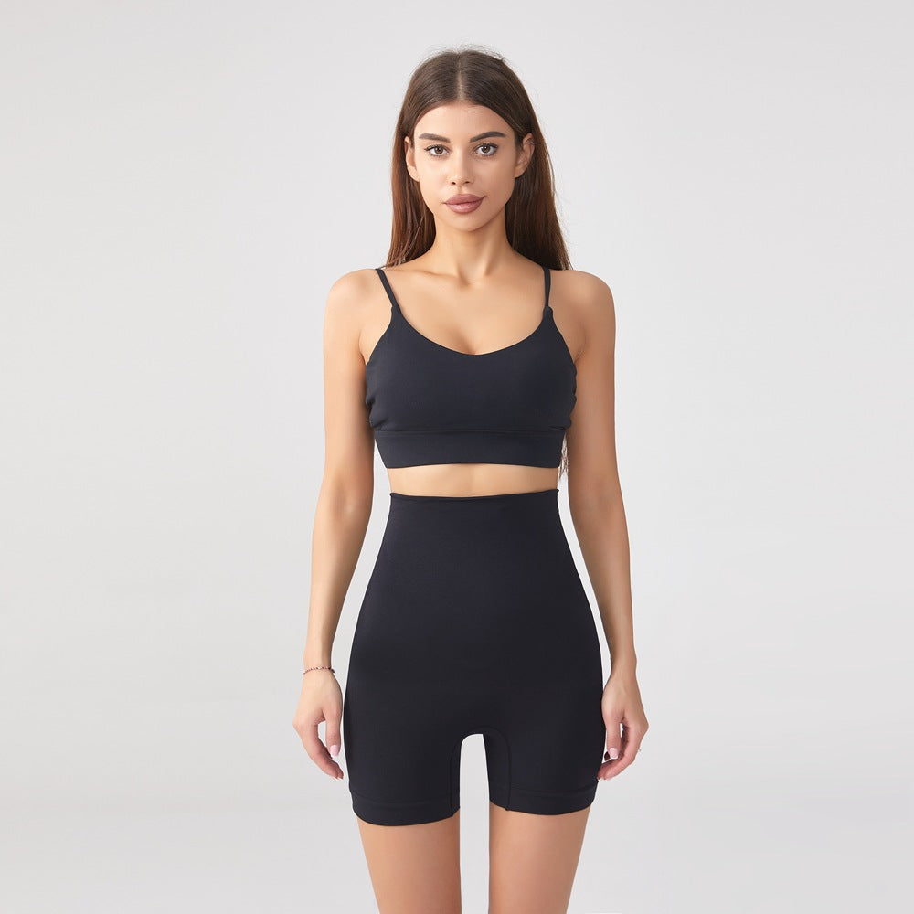 Højtaljede Sports Shaping Bukser Plus Size Sømløse