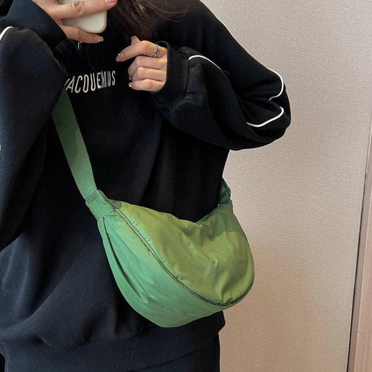 New Simple Women's Solid Color Single-shoulder Bag