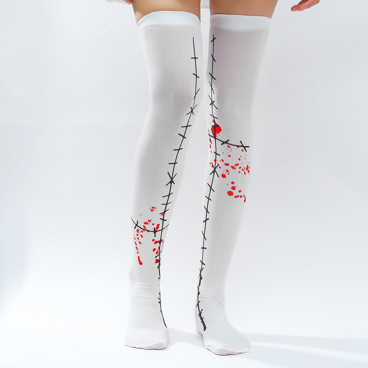 Variety Of Halloween Christmas Party Stockings