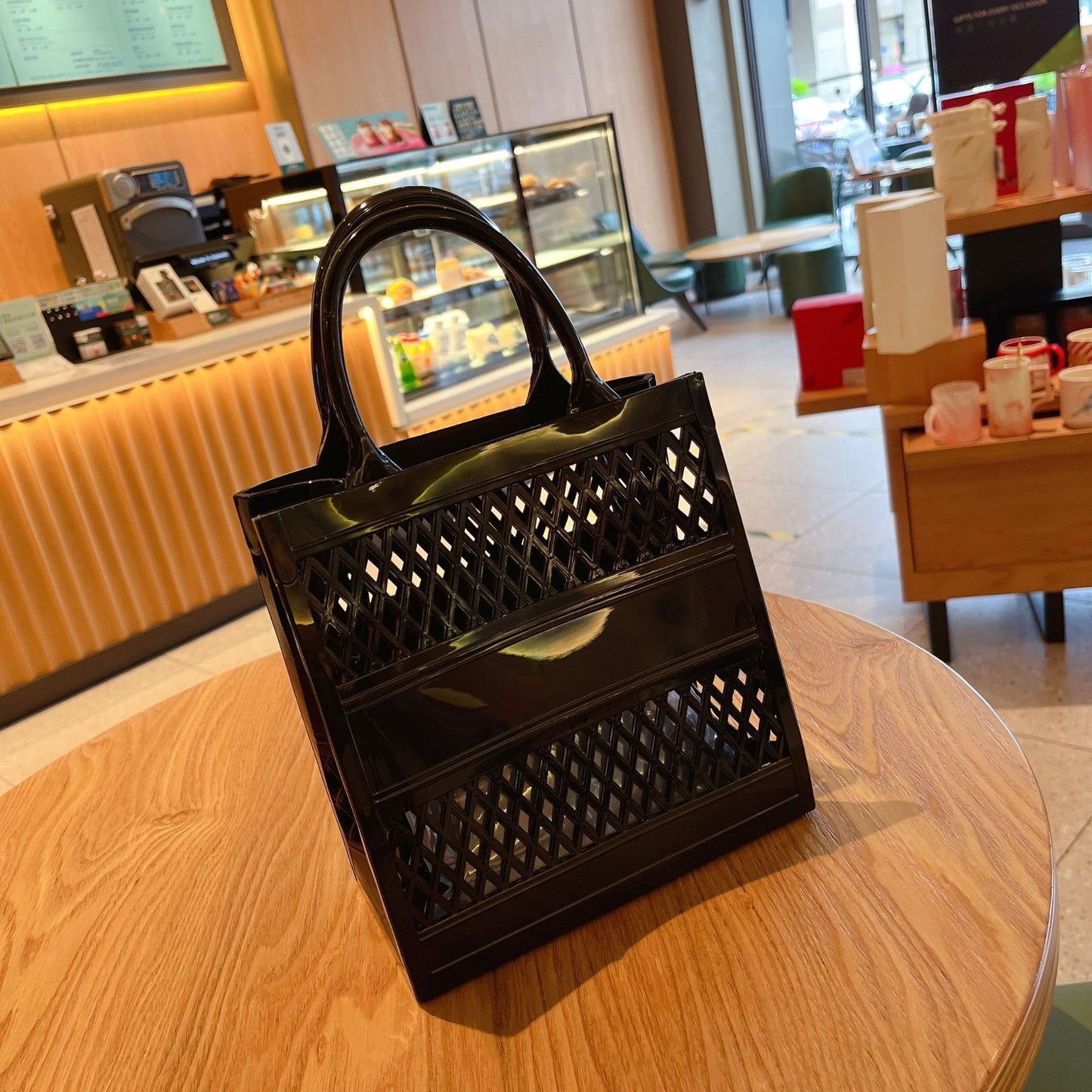 Portable Large Capacity Storage Basket Candy Hollow Bag