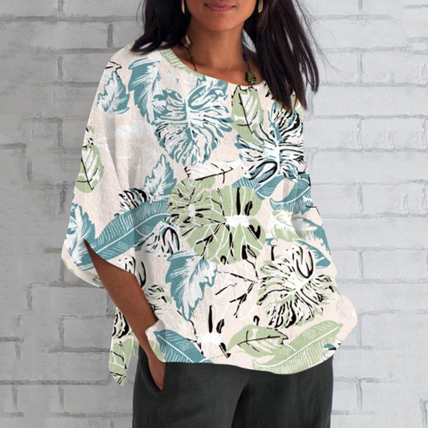 Women's 3D Printed Long Sleeved T-shirt