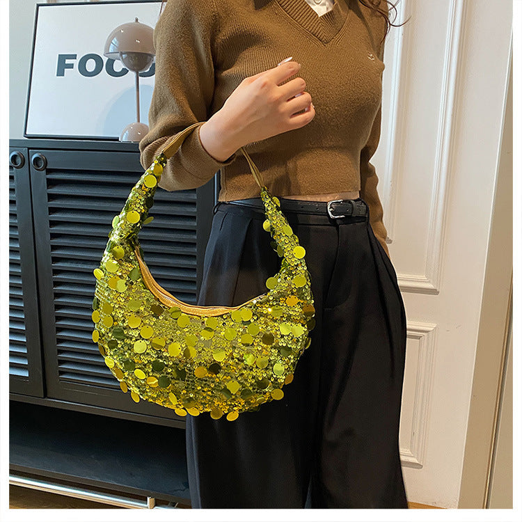 Luxury Fashion Colorful Sequins Dinner Bag Women's New
