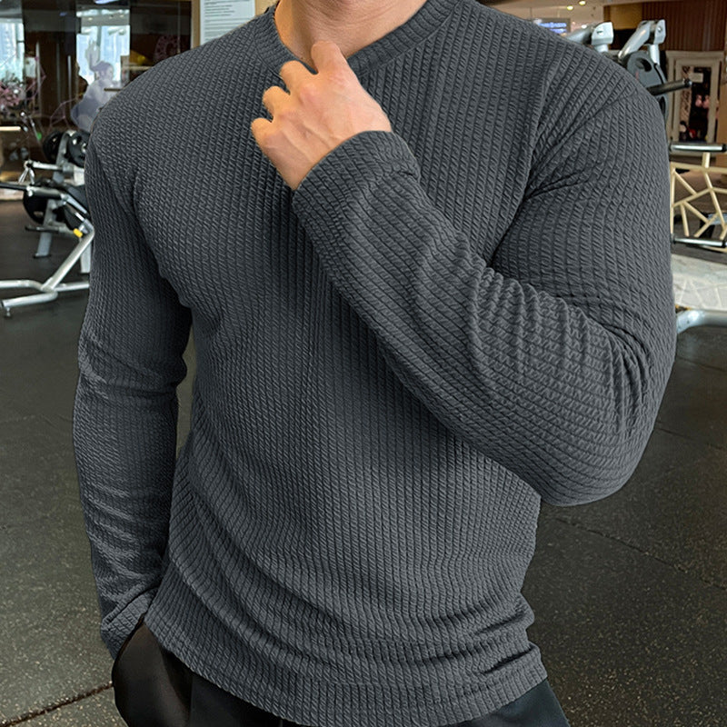 Sweater Men's Fashion Knitted Long Sleeve Top