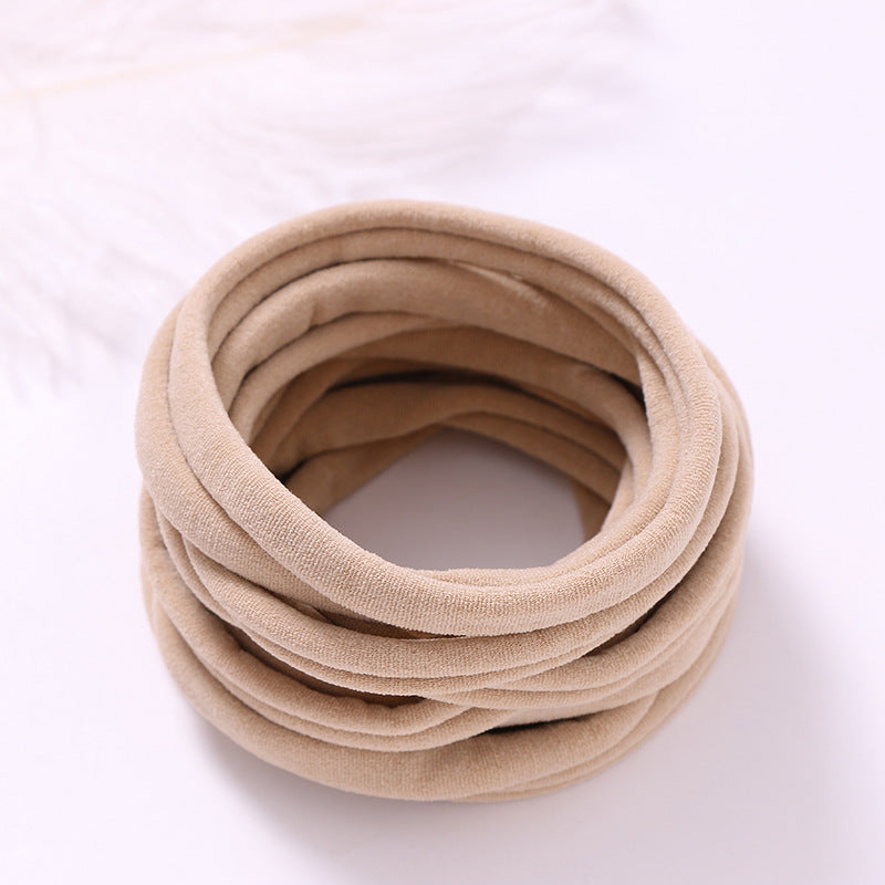European And American INS Seamless Nylon Fine Hair Band Children's Hair Ring Handmade DIY Baby Headband