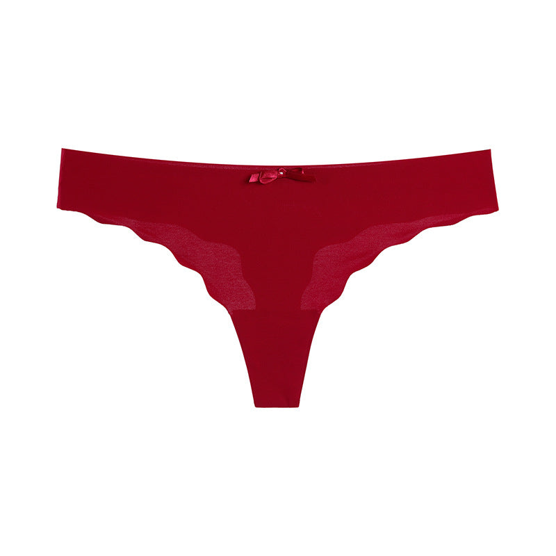 Women's Thong Elastic One-piece Seamless T-pants