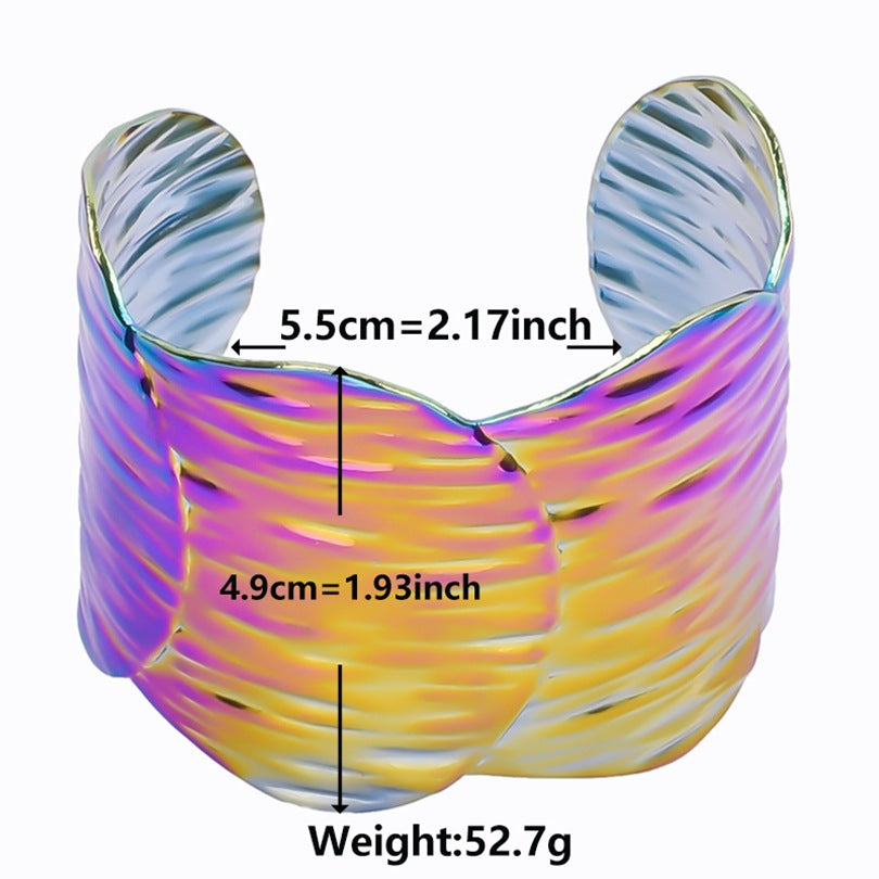 European And American Adjustable Stainless Steel Bracelet