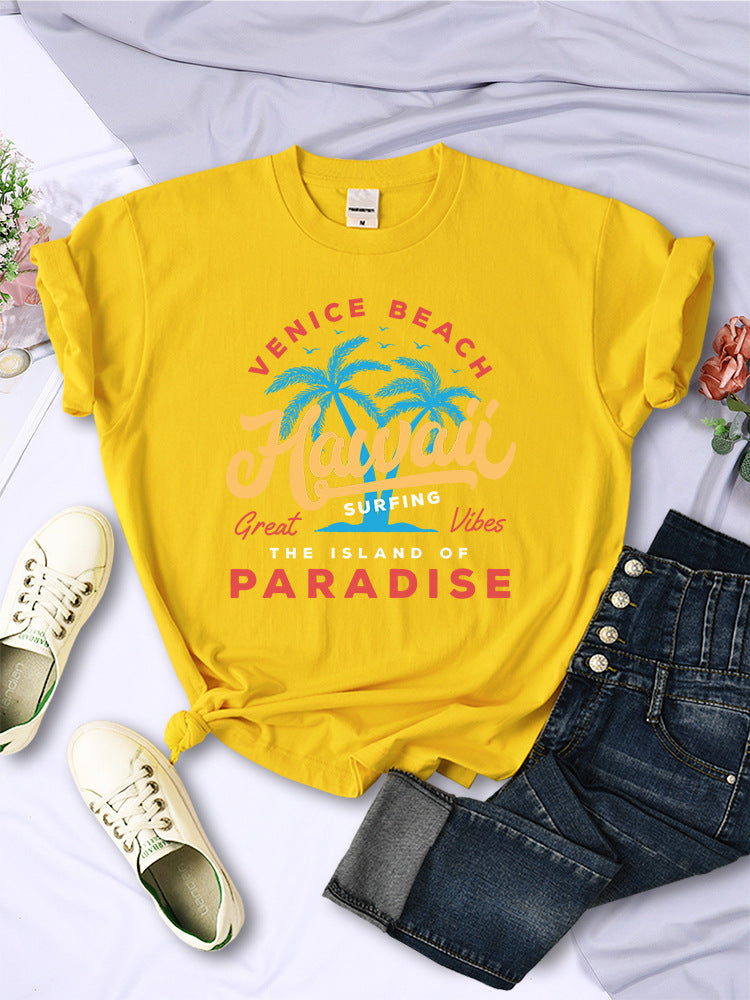 New Surfing Venice Beach Female T-shirt