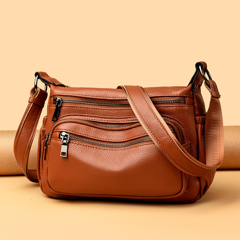 Women's Full-grain Leather Shoulder Bag