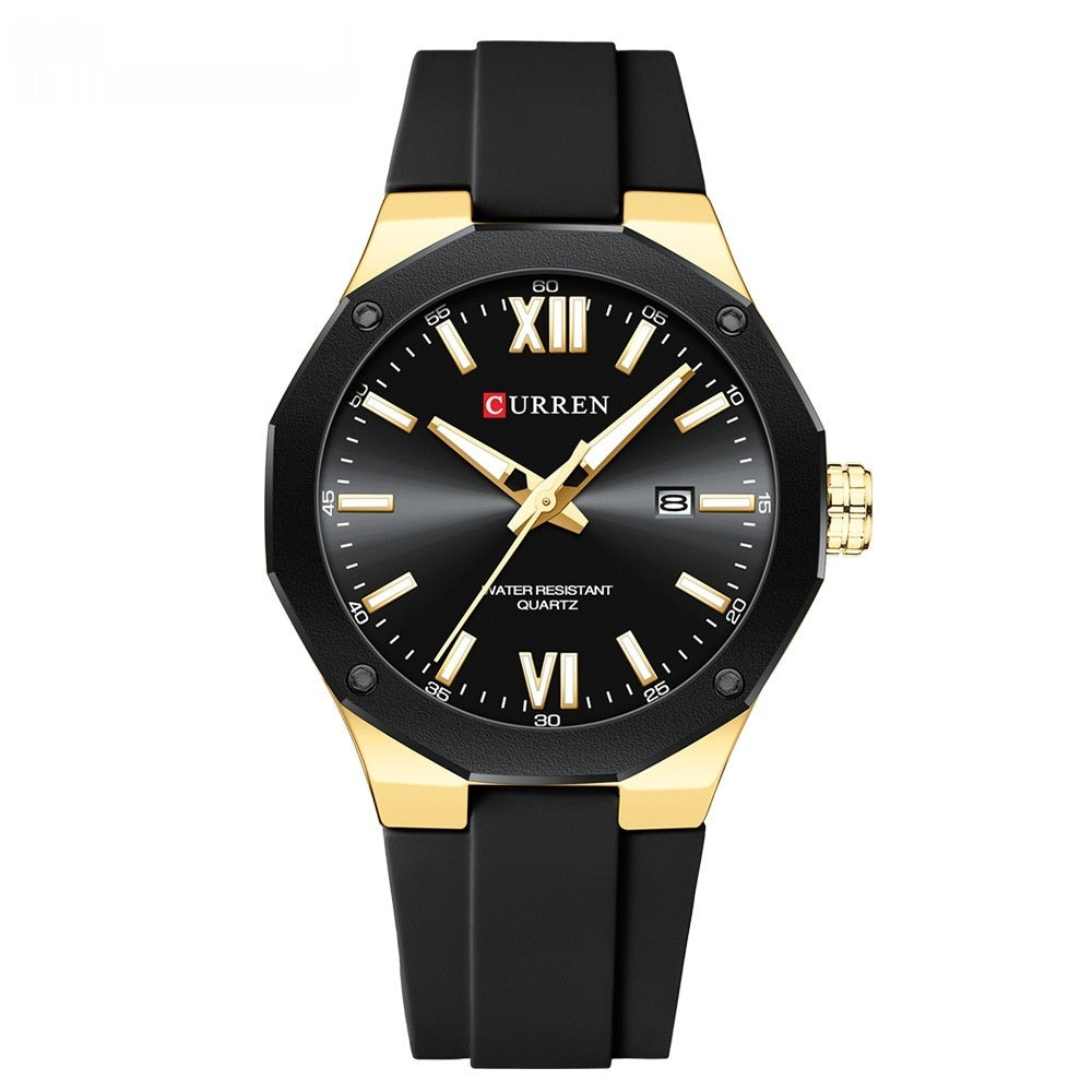 Large-dial Calendar Mens And Couples Watches, Sporty