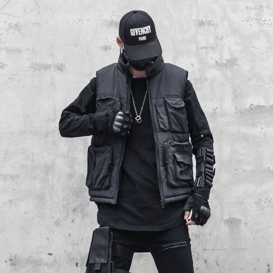 Men's Functional Work Clothes Multi-pocket Jacket