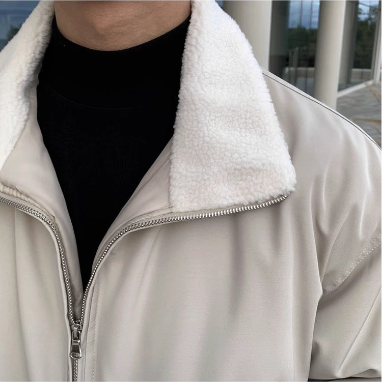 Men's Retro Lapels Cotton-padded Coat Winter Cotton-padded Jacket