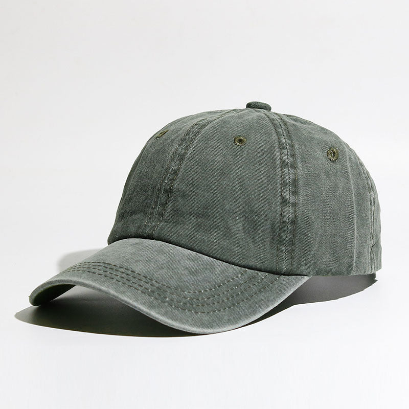 Washed Cotton Curved Brim Outdoor Sports Ladies Summer Sun Hat