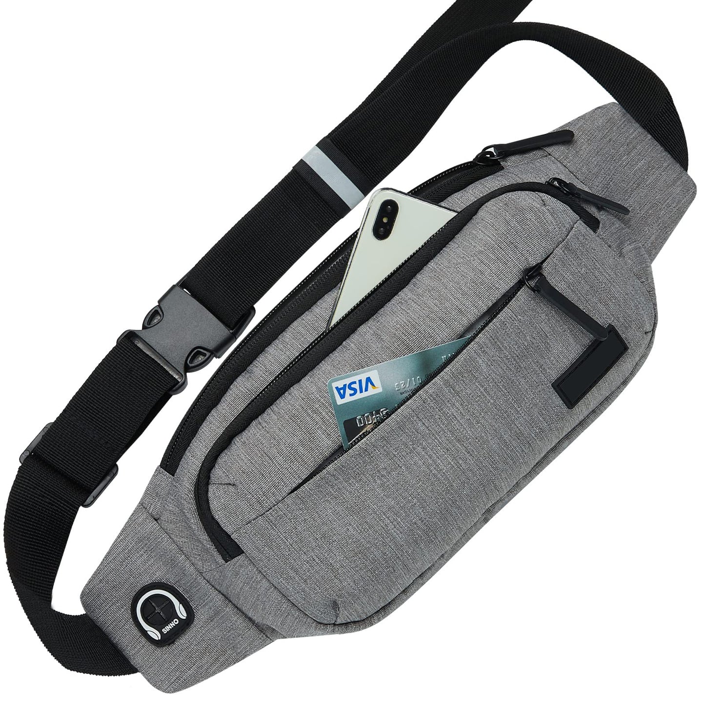 Fashion Casual Multi-functional Mobile Phone Waist Bag