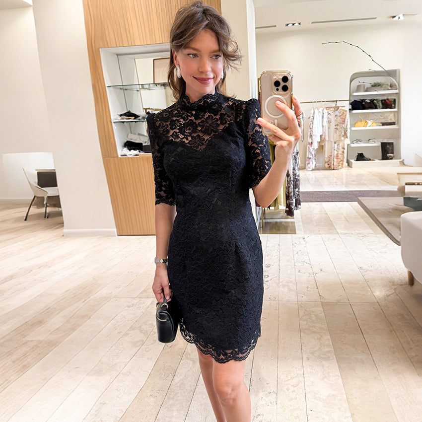 New Stylish And Elegant A-line Lace Dress