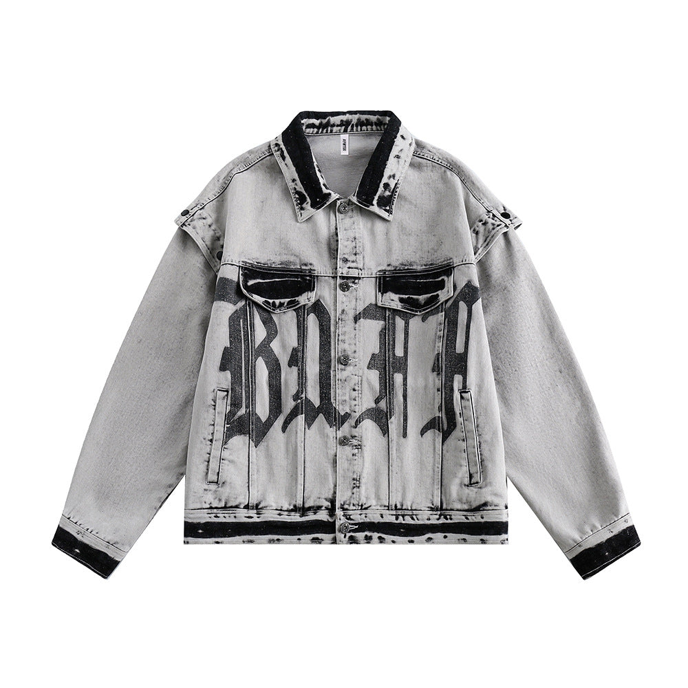 Waste Soil Niche Design Sleeve Removable Loose Jacket