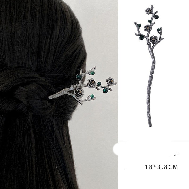 Moonstone Ancient Style Simple Female Fringed Hairpin
