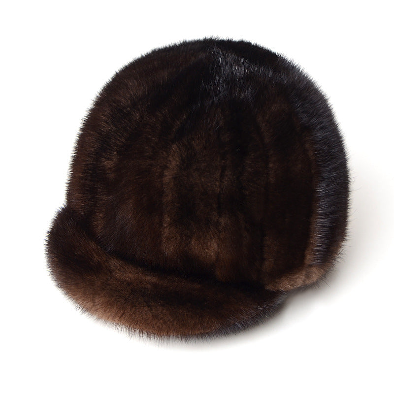 Women's Warm Mink Skin Hat