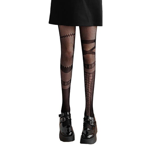 Hard Girl Punk Fishnet Tights Pantyhose Handsome