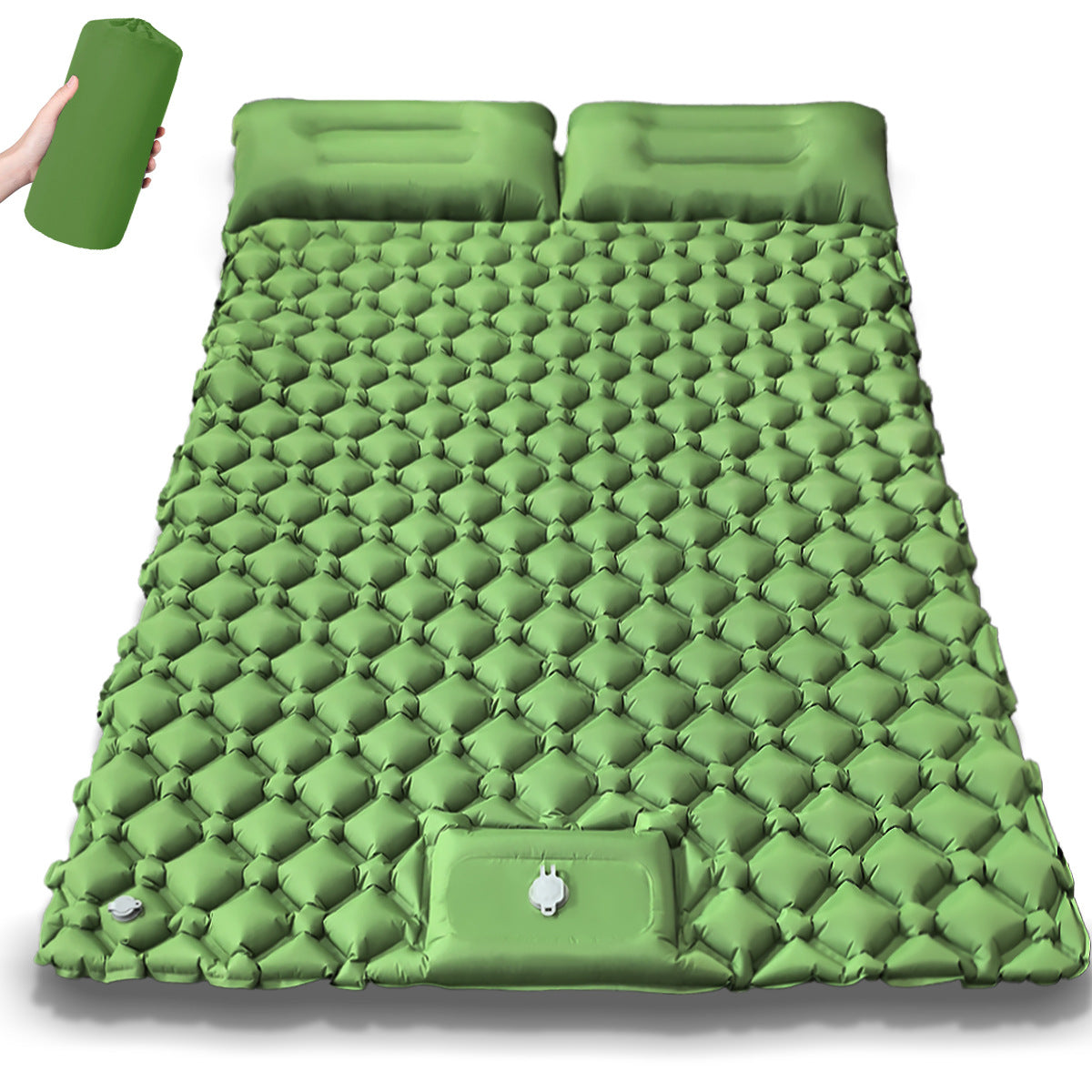 Double Inflatable Mat Outdoor Ultra-light Moisture-proof Mat For Noon Break