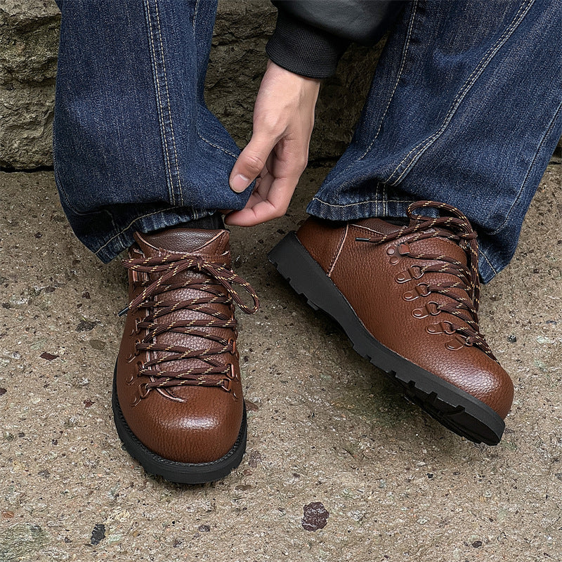 British-style Men's Shoes, Edgy And Stylish Leather Shoes For Men