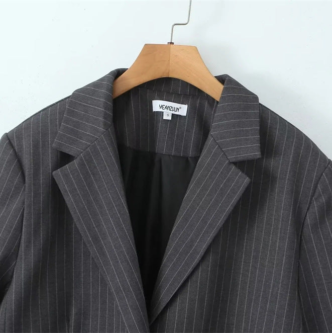 Niche Lapel Two-button Suit Jacket For Women
