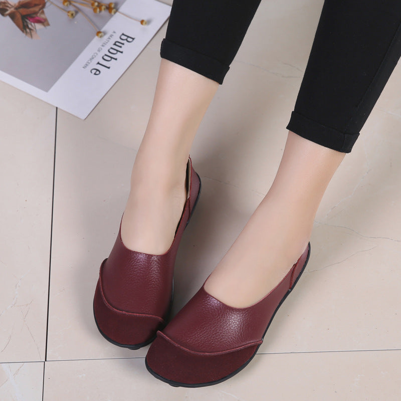 Womens Springsummer Loafers In Korean Casual Style