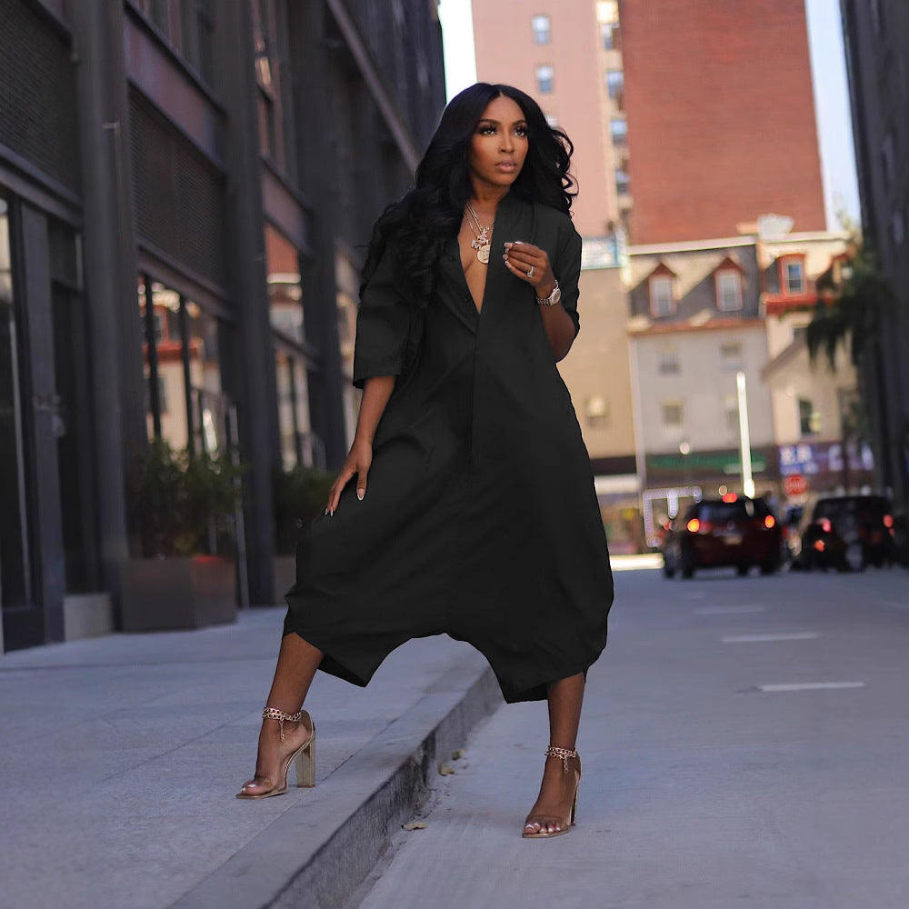 Stylish And Minimalist Design Womens Jumpsuit