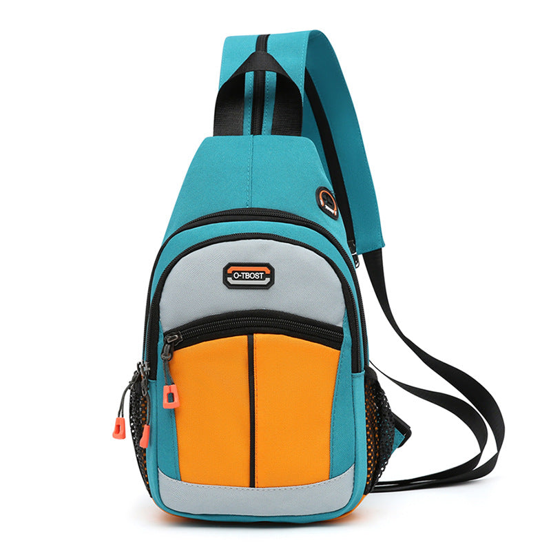 Multi-functional Oxford Cloth Student Chest Bag