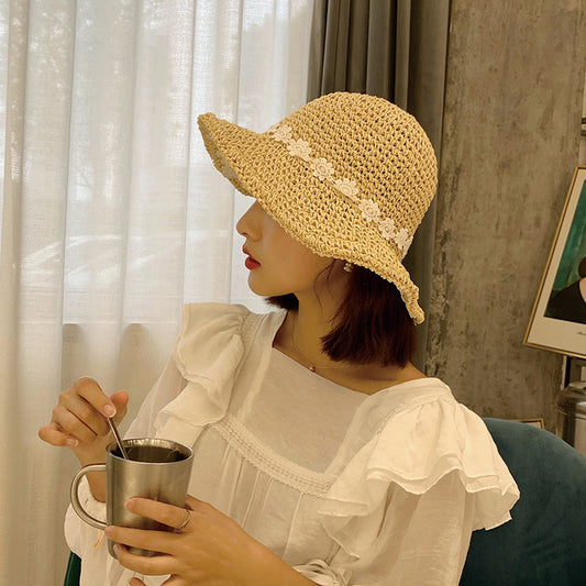 Straw Hat Women's Outdoor Sun Protection Sunshade