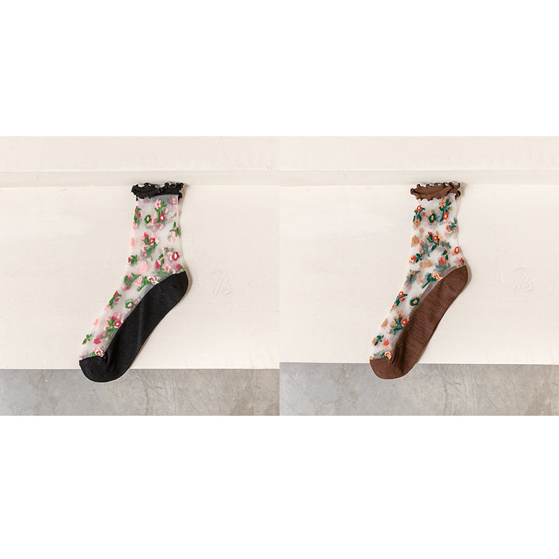 Women's Fashion Personality Crystal Glass Stockings