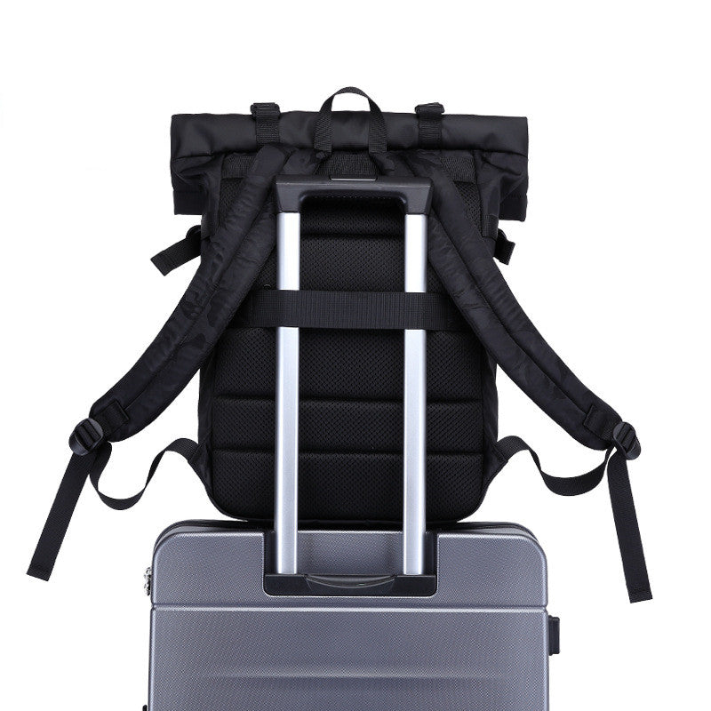 Men's New Double Shoulder Computer Bag Street Trend