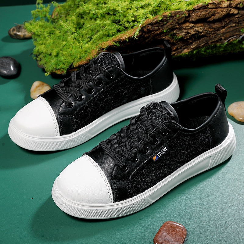 Thin Flat Student Hollow Breathable Sports Shoes