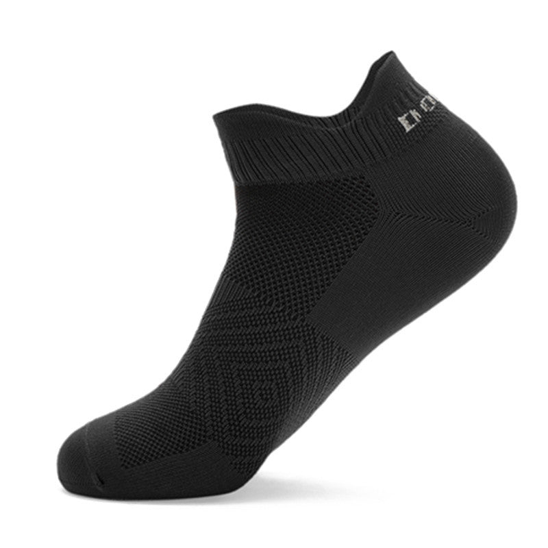 Professional Marathon Fitness Quick-drying Non-slip Sweat-absorbent Mesh Boat Socks Socks